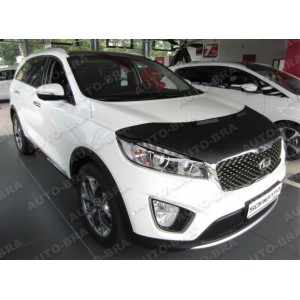 Kia Sorento 3 (2014+) potah kapoty CARBON černý