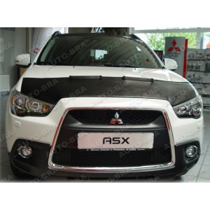 Mitsubishi ASX (2010+) potah kapoty CARBON černý