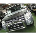 Mitsubishi Pajero 4 (2006+) potah kapoty CARBON černý