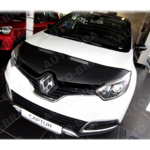 Renault Captur (2013+) potah kapoty CARBON černý