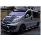 Renault Trafic (01-14) potah kapoty CARBON černý