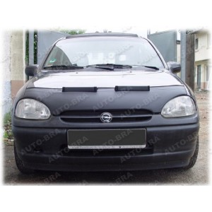 Opel Corsa B (93-00) potah kapoty CARBON černý