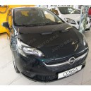 Opel Corsa E (14-19) potah kapoty CARBON černý