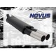 VW Golf 5 Plus sportovní výfuk NOVUS, koncovka 2x 76mm RL