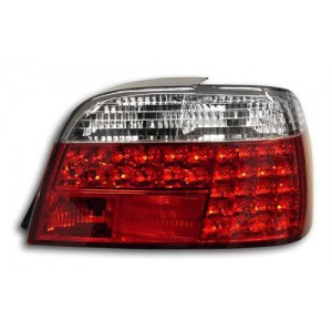 Čirá světla BMW E38 95-02 – LED, červená/krystal