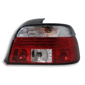 Zadní čirá světla BMW E39 95-00 červená/krystal