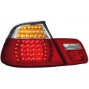 Čirá světla BMW E46 Cabrio 01-05 – LED, červená/krystal