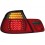 Čirá světla BMW E46 Coupé 98-03 – LED, červená/kouřová