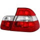 Čirá světla BMW E46 Lim. 01-05 – červená/krystal