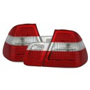 Zadní čirá světla BMW E46 Lim. 98-01 – LED, červená/krystal