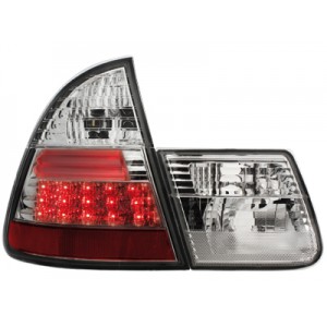 Čirá světla BMW E46 Touring 99-05 – LED, krystal