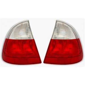 Čirá světla BMW E46 Touring 99-05 – červená/krystal