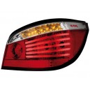 Čirá světla BMW E60 04-07 – LED, červená/krystal