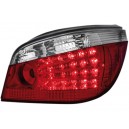 Čirá světla BMW E60 04-07 – LED, červená/krystal