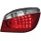Čirá světla BMW E60 04-07 – LED, červená/krystal