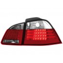 Zadní čirá světla BMW E61 Touring 04-10 - LED, červená/krystal
