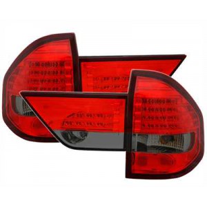 Zadní čirá světla BMW E83 X3 04-10 - LED, červená/kouřová