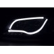 Audi A3 8P (03-08) přední světla TUBE LIGHTS DRL, chrom