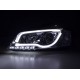 Audi A3 8P + 8PA (08-12) přední světla TUBE LIGHTS DRL, chrom
