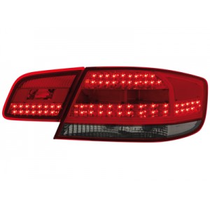 Čirá světla BMW E92 Coupé 07-09 – LED, červená/kouřová
