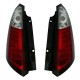 Čirá světla Fiat Grande Punto 05+ _LED, červená/krystal