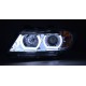 BMW E90/E91 přední světla, U-LED 3D, chrom