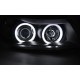 BMW E90/E91 přední světla CCFL ANGEL EYES, černá