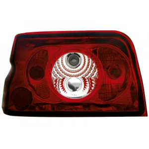 Zadní čirá světla Ford Escort MK5 90-95 – červená/krystal