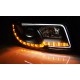 Audi A4 B6 8E (00-04) přední světla TUBE LIGHTS, chrom