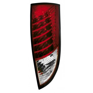 Čirá světla Ford Focus 98-04 – LED, červená/krystal