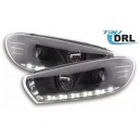 VW Scirocco 3 (08-14) přední světla D-LITE DRL, černá