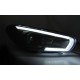 VW Scirocco 3 (08-14) přední světla TUBE LIGHTS XENON, černá