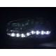 VW Golf 4 (97-04) přední světla DEVIL EYES, černá