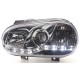 VW Golf 4 (97-03) přední světla D-LITE DRL, chrom
