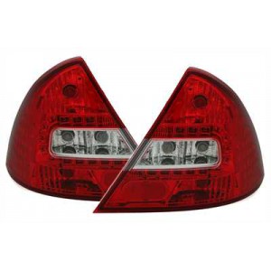 Zadní čirá světla  Ford Mondeo MK3 00-07 - LED, červená/krystal