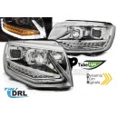 VW T6 (15-19) přední světla TUBE LIGHT DRL, chrom