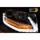 VW T6 (15-19) přední světla TUBE LIGHT DRL, chrom