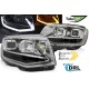 VW T6 (15-19) přední světla TUBE LIGHT DRL, chrom