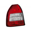 Čirá světla Honda Civic 96-00 3dv. – červená/krystal