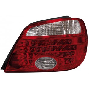 Zadní čirá světla Mitsubishi Outlander 05-06 - LED, červená/krystal