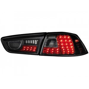 Čirá světla Mitsubishi Lancer 08+ _ LED, černá