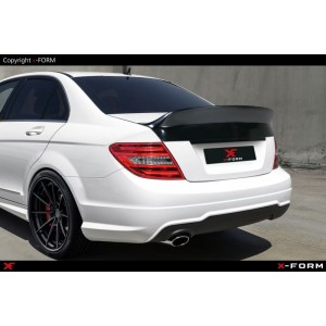 Mercedes Benz C-tř. W204 (07-11) křídlo kufru DUCKTAIL, ABS plast