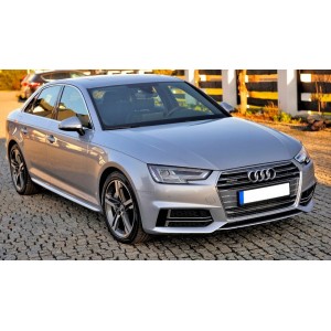 Audi A4 B9 (15-19) lišty na prahy, vzhled S-LINE