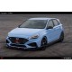 Hyundai i30 N (2020- ) lišty pod prahy ABS, ČERNÝ LESK