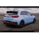Hyundai i30 N (2020- ) spoilery zadního nárazníku, ČERNÝ LESK