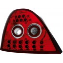 Zadní čirá světla Rover 200 95-00 – LED, červená/krystal