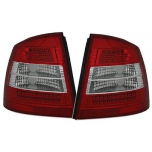 Čirá světla Opel Astra G Lim./Hatch 98-04 – LED, červená/bílá