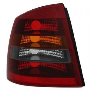 Zadní čirá světla Opel Astra G Lim./Hatch 98-04 – červená/tmavá