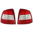 Zadní čirá světla Opel Astra G Lim./Hatch 98-04 – červená/bílá