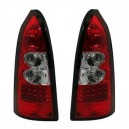 Čirá světla Opel Astra G Caravan 98-04 – LED, červená/krystal